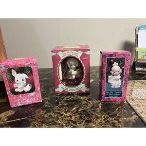 precious moments christmas ornaments 1999,1991,1992 Lot Of 3